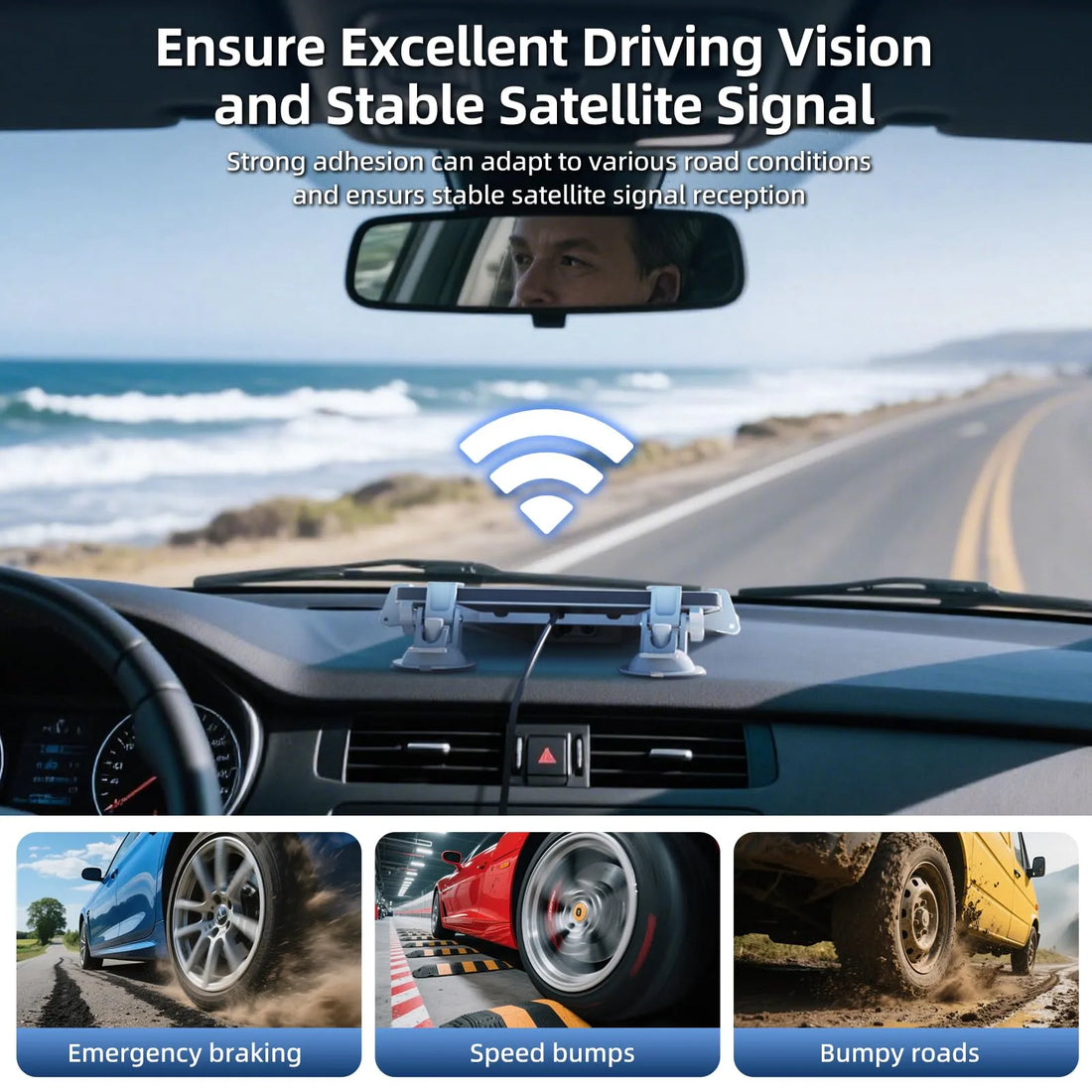 Starlink Mini Dashboard & Windshield Mount